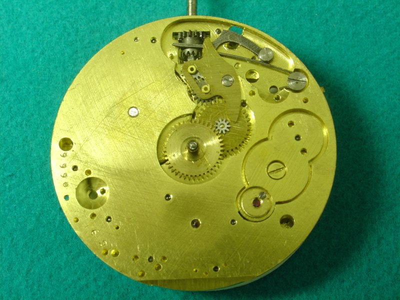 Werk Zifferblattseite